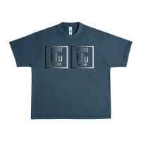 Midnight Navy Hustle Harder Neon Urban Heavy Tee - Bettercallsaul