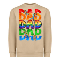 Mushroom Dad dad dad pride Heavyweight Sweatshirt - CowGirlArtShop
