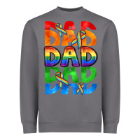 Storm Dad dad dad pride Heavyweight Sweatshirt - CowGirlArtShop