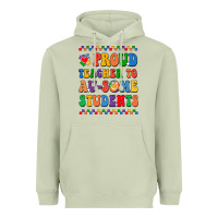 Matcha Proud Teacher to au-some student Heavyweight Hoodie - CowhideDigitalArt
