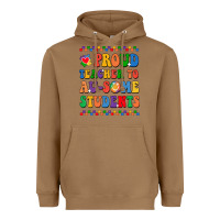 Proud Teacher To Au-some Student Heavyweight Hoodie | Teevron
