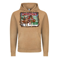 Christmas On The Farm Vintage Hoodie | Teevron