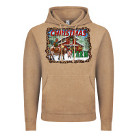 Vintage Coffee Christmas on the farm Vintage Hoodie - RanaPortraitStore