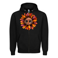 Black turkey sunflower bbs Zipper Hoodie - BundleAndBundleShop