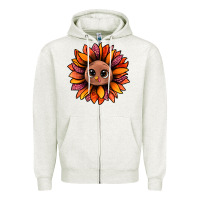 Turkey Sunflower Bbs Zipper Hoodie | Teevron