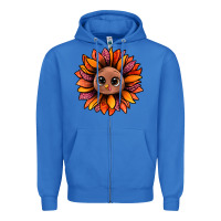 True Royal turkey sunflower bbs Zipper Hoodie - BundleAndBundleShop