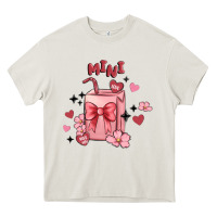 Cream mini coffee cups Heavy Core Tee - MaliasSmallBusiness