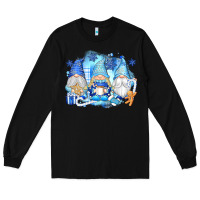 Black snowman gnome Long Sleeve Tee - texasbilliewilder