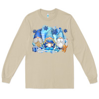 Mushroom snowman gnome Long Sleeve Tee - texasbilliewilder