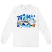 White snowman gnome Long Sleeve Tee - texasbilliewilder