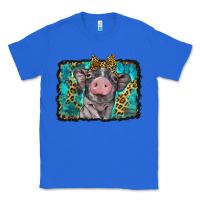 True Royal baby pig with leopard background Classic Tee - BarkalooDesign