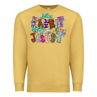 Antique Gold Silly Rabbit Easter Is For Jesus Premium Sweatshirt - CowhideDigitalArt