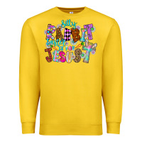 Lemon Silly Rabbit Easter Is For Jesus Premium Sweatshirt - CowhideDigitalArt
