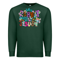 Sports Green Silly Rabbit Easter Is For Jesus Premium Sweatshirt - CowhideDigitalArt