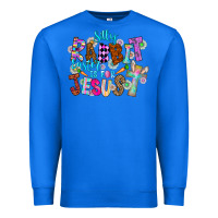 True Royal Silly Rabbit Easter Is For Jesus Premium Sweatshirt - CowhideDigitalArt