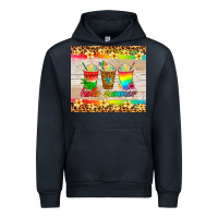 Navy hello summer ice coffee Urban Hoodie - Artiststas