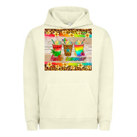 Pigment Pistachio hello summer ice coffee Urban Hoodie - Artiststas