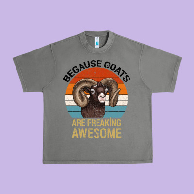 Because Goats Are Freaking Awesome Urban Heavy Tee Designed By Bettercallsaul