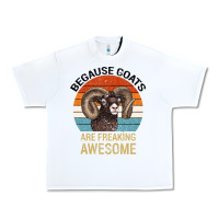 White Because Goats Are Freaking Awesome Urban Heavy Tee - Bettercallsaul
