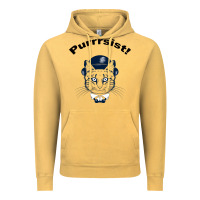 Vintage Mustard Purrrsist Vintage Hoodie - Bettercallsaul