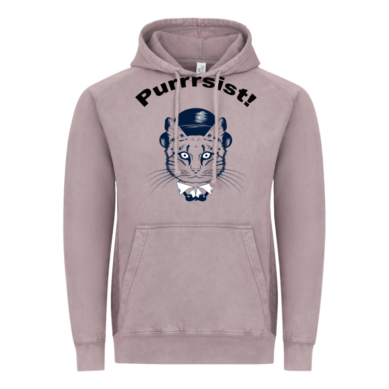 Purrrsist Vintage Hoodie by Bettercallsaul | Teevron