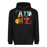 Black Baseball and Softball aunt leopard frame Heavyweight Hoodie - LillyAllenDesigns