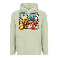 Matcha Baseball and Softball aunt leopard frame Heavyweight Hoodie - LillyAllenDesigns