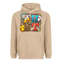 Mushroom Baseball and Softball aunt leopard frame Heavyweight Hoodie - LillyAllenDesigns