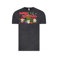 Vintage Black Merry Christmas - Gnome - Gnome Vintage Tee - Bettercallsaul
