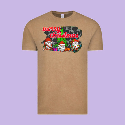 Merry Christmas - Gnome - Gnome Vintage Tee Designed By Bettercallsaul