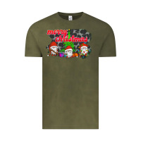 Vintage Olive Merry Christmas - Gnome - Gnome Vintage Tee - Bettercallsaul