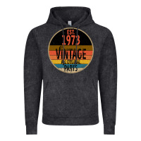 Vintage Black Est 1973 Vintage All Original Parts Vintage Hoodie - Bettercallsaul