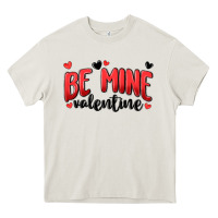 Cream be mine valentine Heavy Core Tee - MaliasSmallBusiness