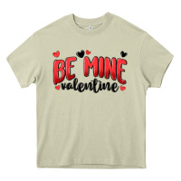 Mossy be mine valentine Heavy Core Tee - MaliasSmallBusiness
