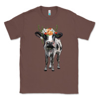 Chestnut holstein cow floral wreath Classic Tee - BarkalooDesign