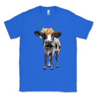 True Royal holstein cow floral wreath Classic Tee - BarkalooDesign