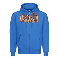 True Royal football love Zipper Hoodie - FaDigitalArtStudio