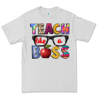 Dove Grey teach like a boss Premium Tee - NancyCooperArtShop