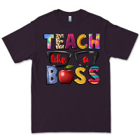 Plum teach like a boss Premium Tee - NancyCooperArtShop