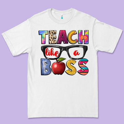 Teach Like A Boss Premium Tee Designed By Nancycooperartshop