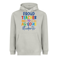 Moon Dust Proud teacher to au-some students Heavyweight Hoodie - CowhideDigitalArt