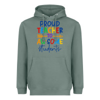 Sage Proud teacher to au-some students Heavyweight Hoodie - CowhideDigitalArt