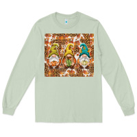 Matcha Fall gnomes Long Sleeve Tee - NancyCooperArtShop
