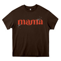 Chocolate Brown mama stronger than the storm Heavy Core Tee - JahusDesignShop