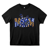 Black cheer mom Heavy Core Tee - NancyCooperArtShop