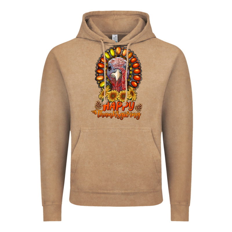 Happy Thanksgiving Gemstone Vintage Hoodie by RanaPortraitStore | Teevron