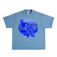 Pebble Blue Motorcross Urban Heavy Tee - Bettercallsaul