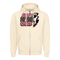 Sandshell let's do this girls soccer Zipper Hoodie - FaDigitalArtStudio