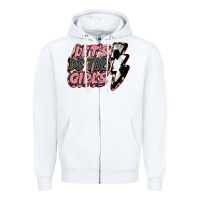 White let's do this girls soccer Zipper Hoodie - FaDigitalArtStudio