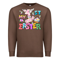 Chestnut My 1st Easter Premium Sweatshirt - CowhideDigitalArt